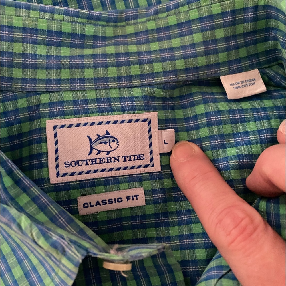 Southern Tide Large Classic Fit Button Down